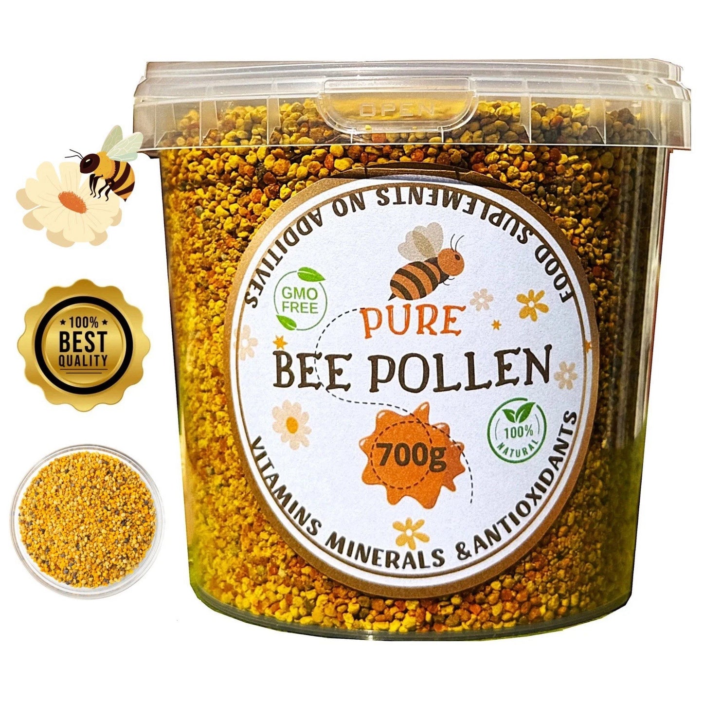 Pure Bee Pollen | 700g | 100% Natural