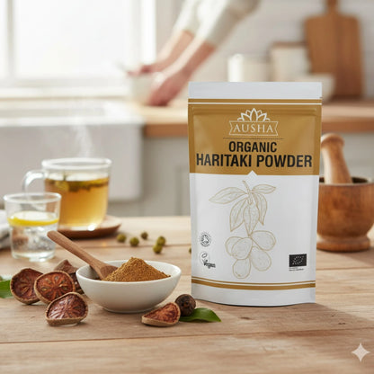 Organic Haritaki Powder 200g – Gut Health, Digestion & Detox Support