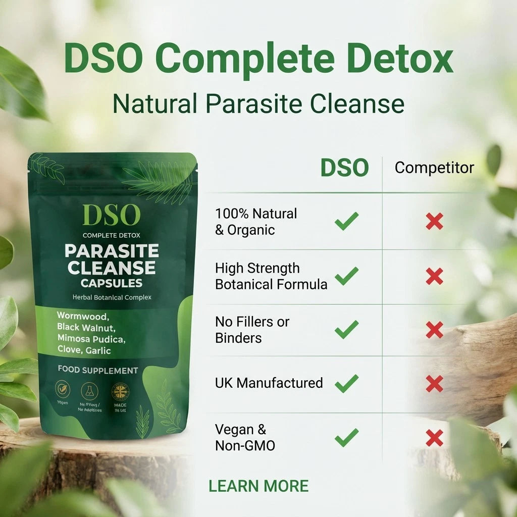 Parasite Cleanse Detox Capsules – 30 Herbal Capsules for Gut Cleanse & Colon Support