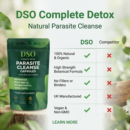 Parasite Cleanse Detox Capsules – 30 Herbal Capsules for Gut Cleanse & Colon Support