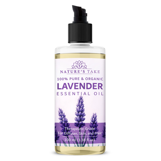 Pure Lavender Essential Oil – 100% Natural Aromatherapy – 50ml Pump Bottle