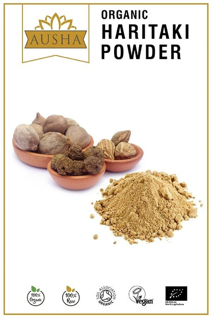 Organic Haritaki Powder 200g – Gut Health, Digestion & Detox Support
